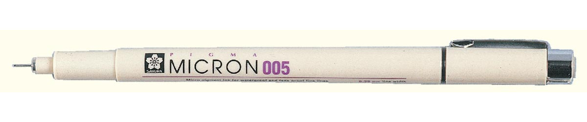 Sakura Pigma Micron fineliner zwart 0,20 mm tekenen en schetsen