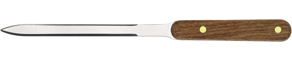 Westcott briefopener met houten handvat bruin 21,5 cm metaal