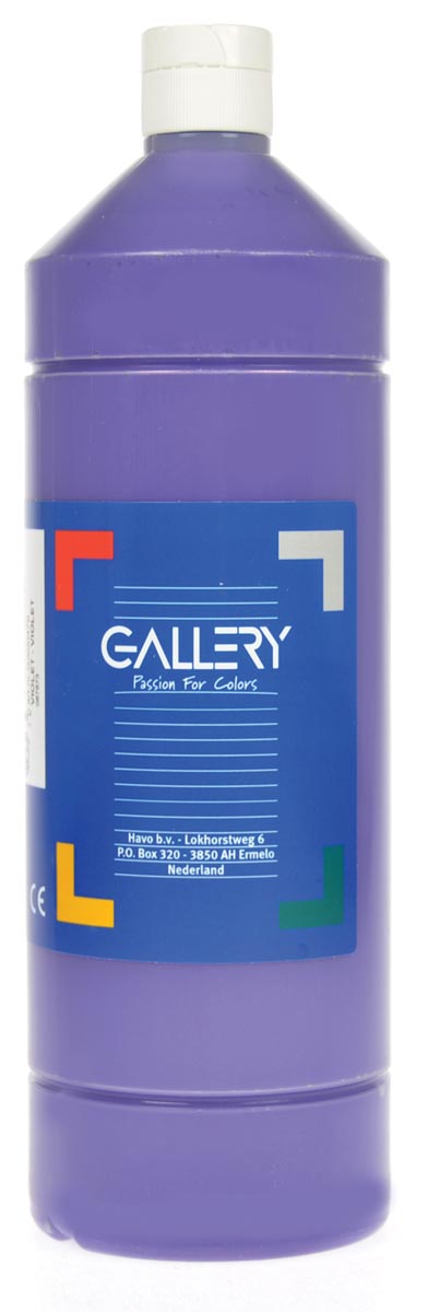 Gallery plakkaatverf paars 1 l waterbasis ecologisch