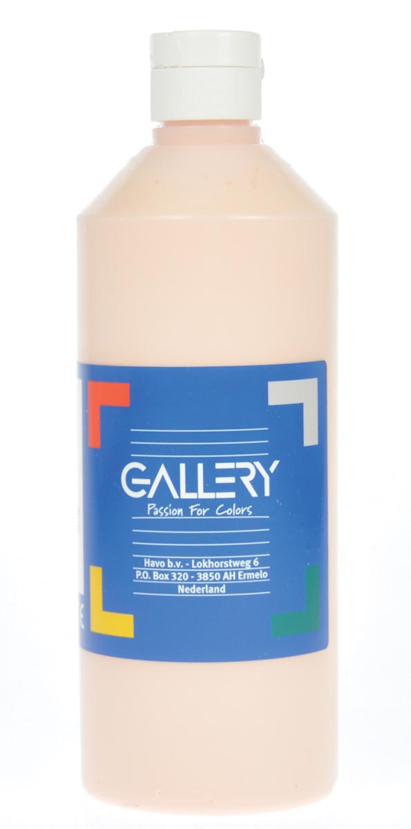 Gallery plakkaatverf 500 ml huidskleur waterbasis ecologisch