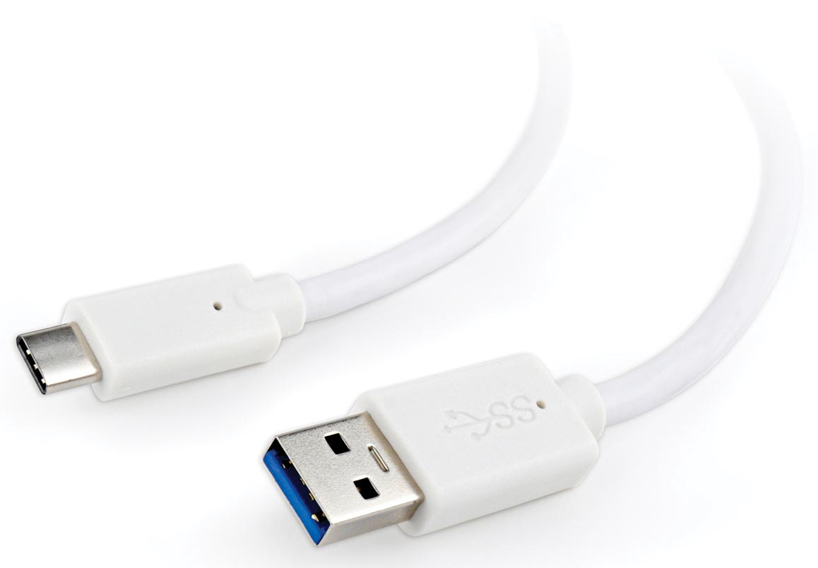 Cablexpert USB 3.0 naar USB 3.1 Type-C oplaad- en gegevenskabel Zwart 1,8 m