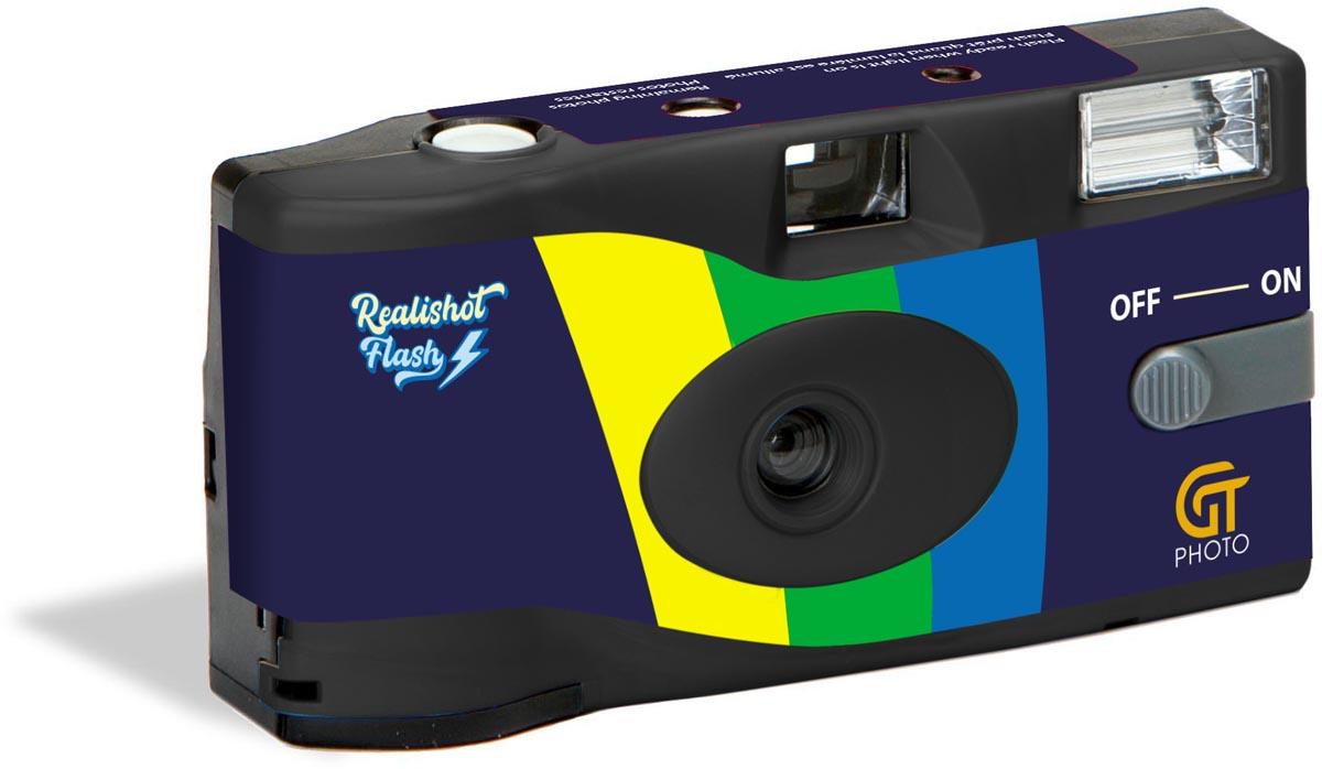 Merkloos Realishot wegwerp fototoestel 27 foto's compact formaat