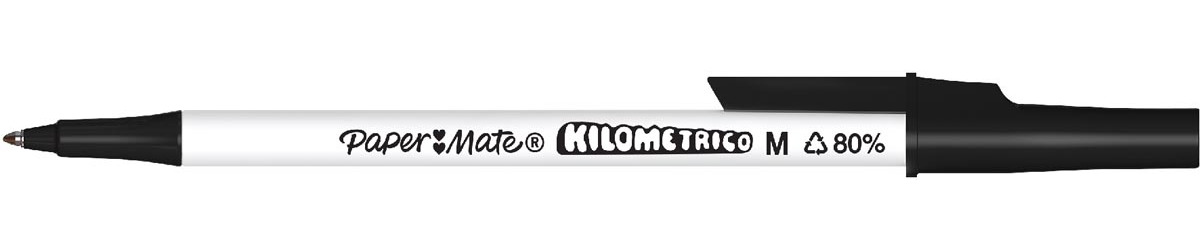 Paper Mate Kilometrico balpen medium punt 1 mm zwart doos 50 stuks
