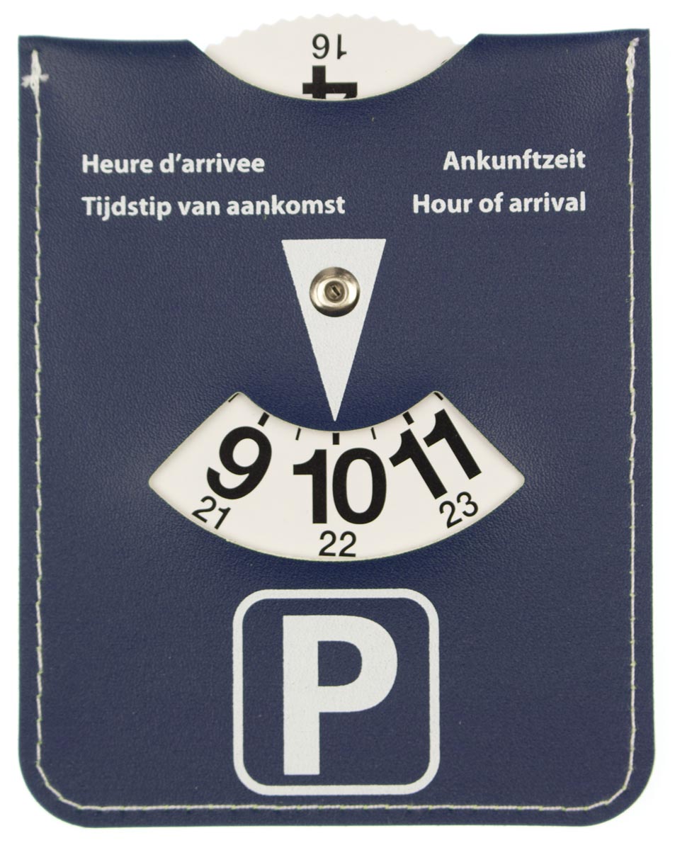Kangaro tweezijdige laad- en parkeerschijf voor elektrische auto's groen/blauw 185x100x2 mm