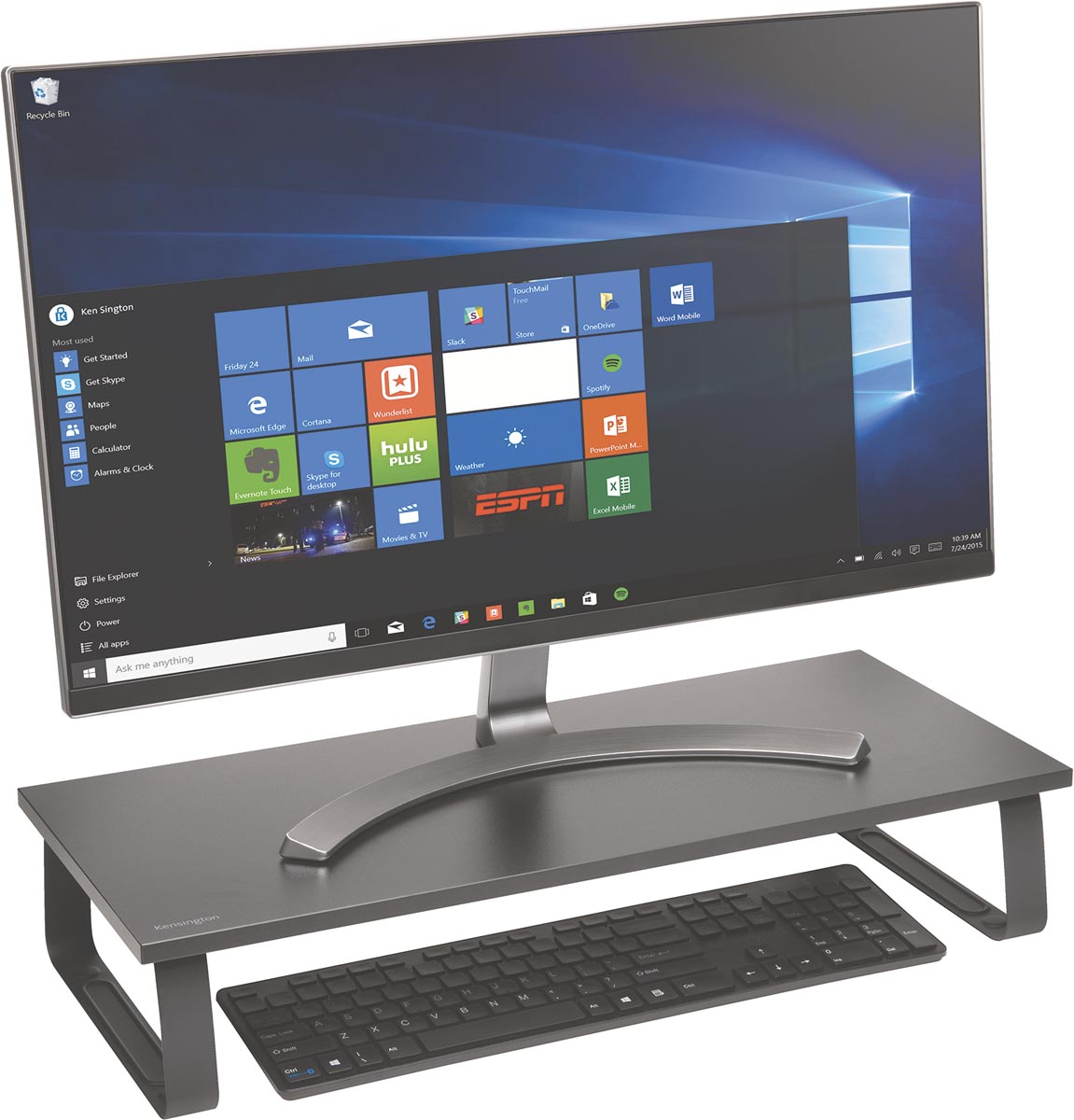 Kensington monitorstandaard extra breed 645x290x60 mm 2180 g