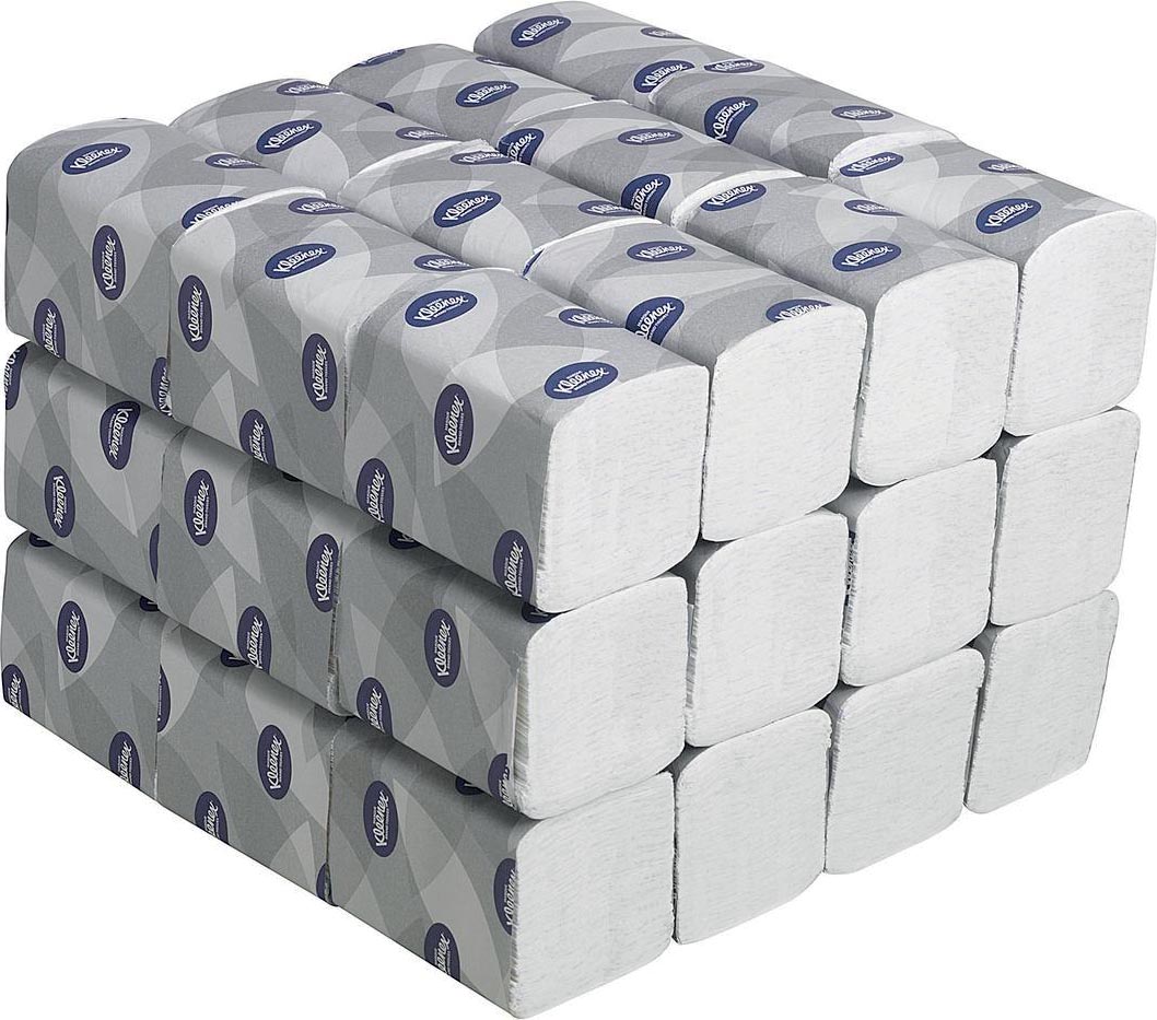 Kleenex Ultra 2-laags toiletpapier wit 18,6 x 12,5 cm ecologisch voor kantoor en hotel