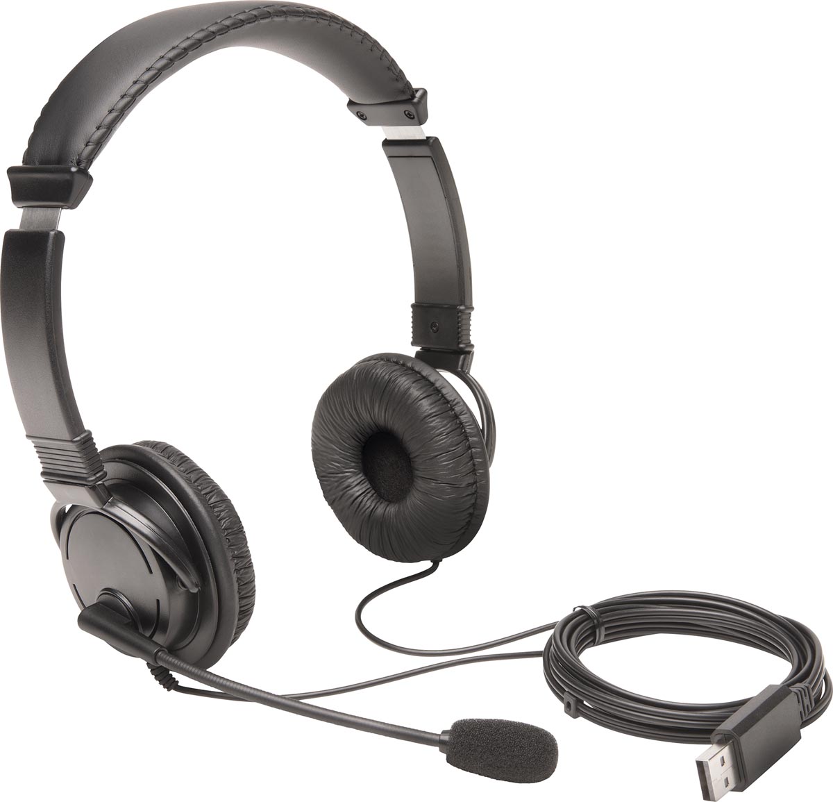 Kensington USB Hi-Fi Headset met microfoon zwart