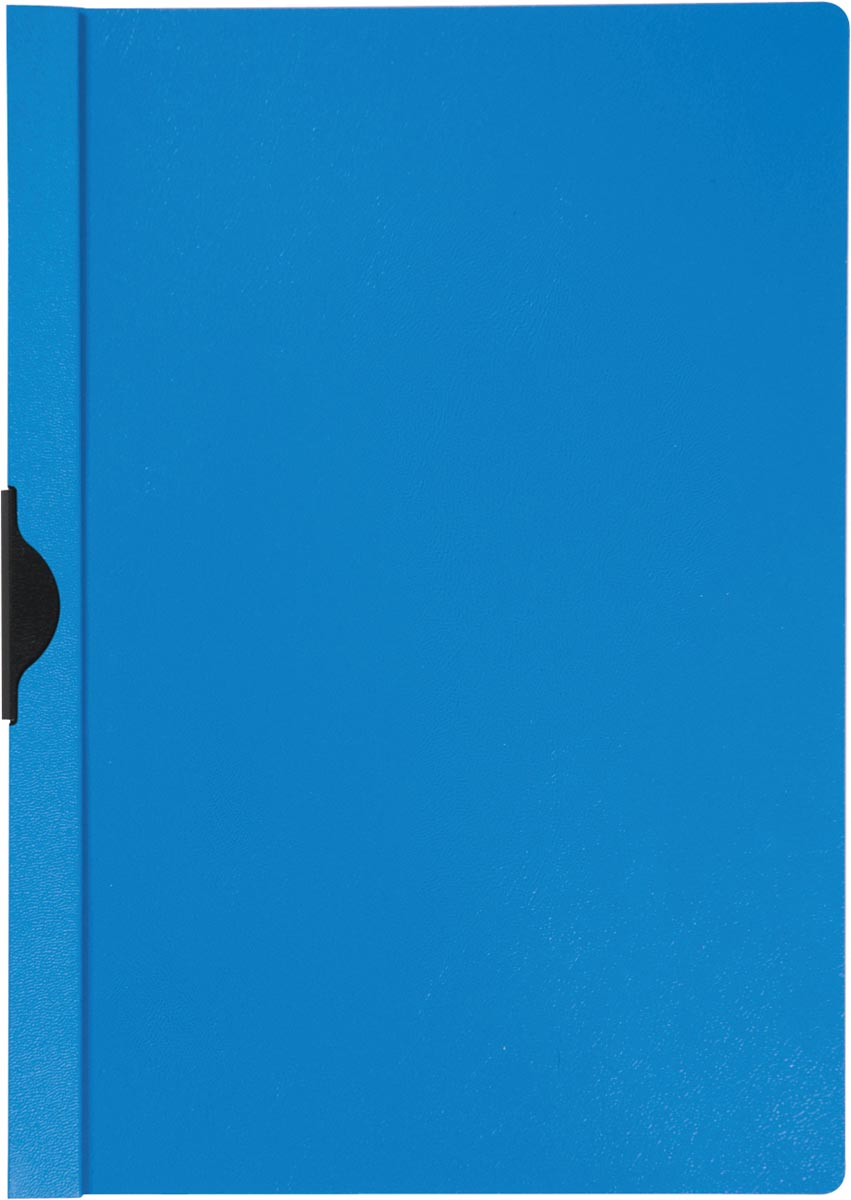 Q-CONNECT Klemmap A4 Transparant blauw PP 30 vel