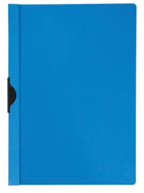 Q-CONNECT Klemmap A4 Transparant blauw PP 30 vel