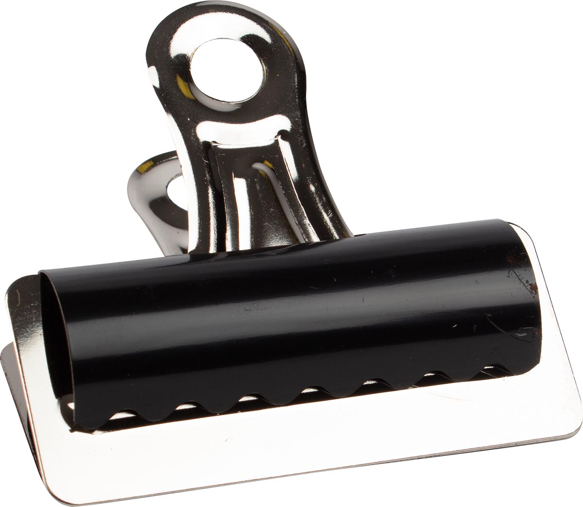 Q-CONNECT bulldogclip zwart staal 75 mm doos van 10 stuks
