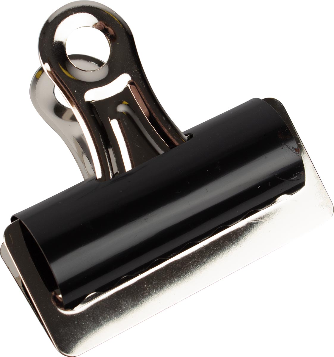 Q-CONNECT bulldogclip zwart staal 75 mm doos van 10 stuks