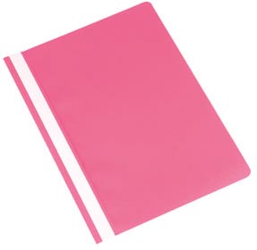 Q-CONNECT snelhechtmap A4 roze PP 320x240 mm