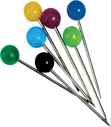 Q-CONNECT signalisatiespelden geassorteerde kleuren 60 stuks 20 mm
