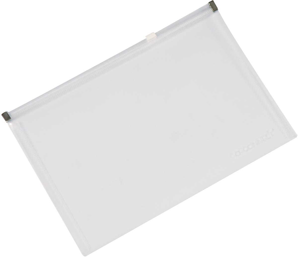 Q-CONNECT documentenmap Zip bag transparant A4 formaat 80 vel PP