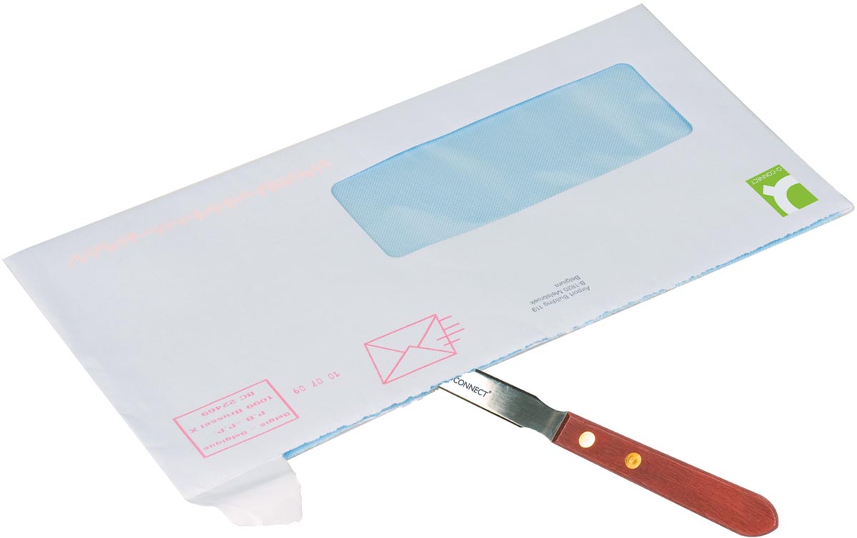 Q-CONNECT briefopener met houten handvat bruin 22 cm metaal