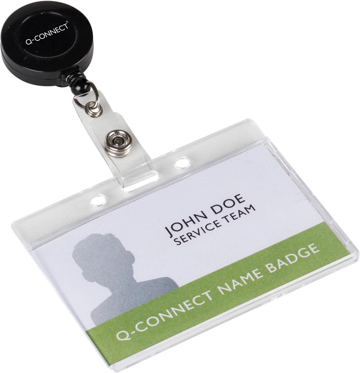 Q-CONNECT afrolmechanisme voor badges 120x60x35 mm 108 g