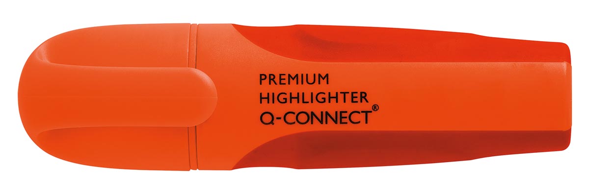 Q-CONNECT Premium markeerstift oranje 2 mm puntdikte waterbasis inkt 120 mm