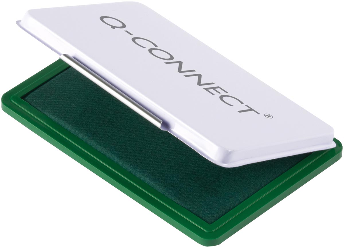 Q-CONNECT stempelkussen groen 90 x 55 mm