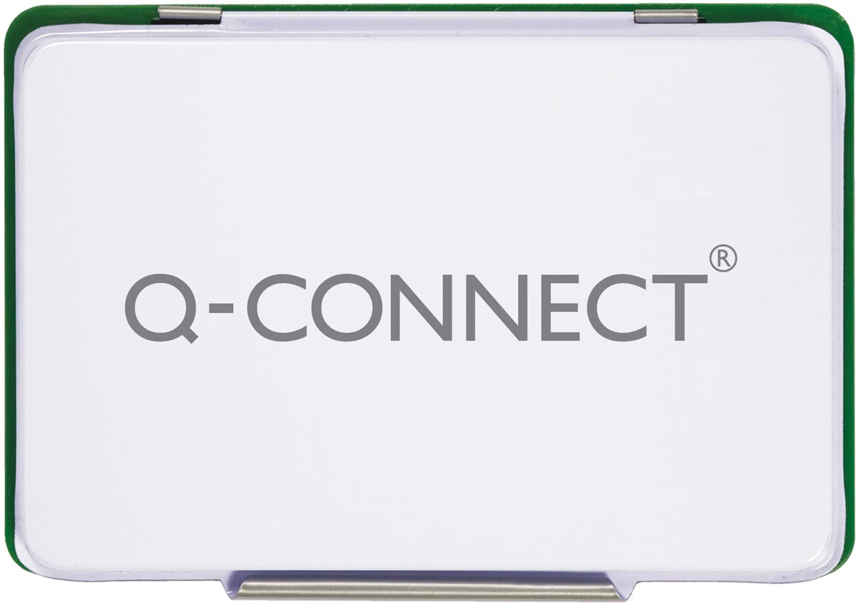 Q-CONNECT stempelkussen groen 90 x 55 mm