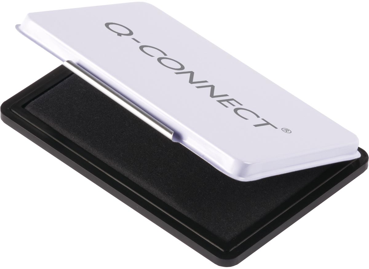 Q-CONNECT stempelkussen zwart 90 x 55 mm