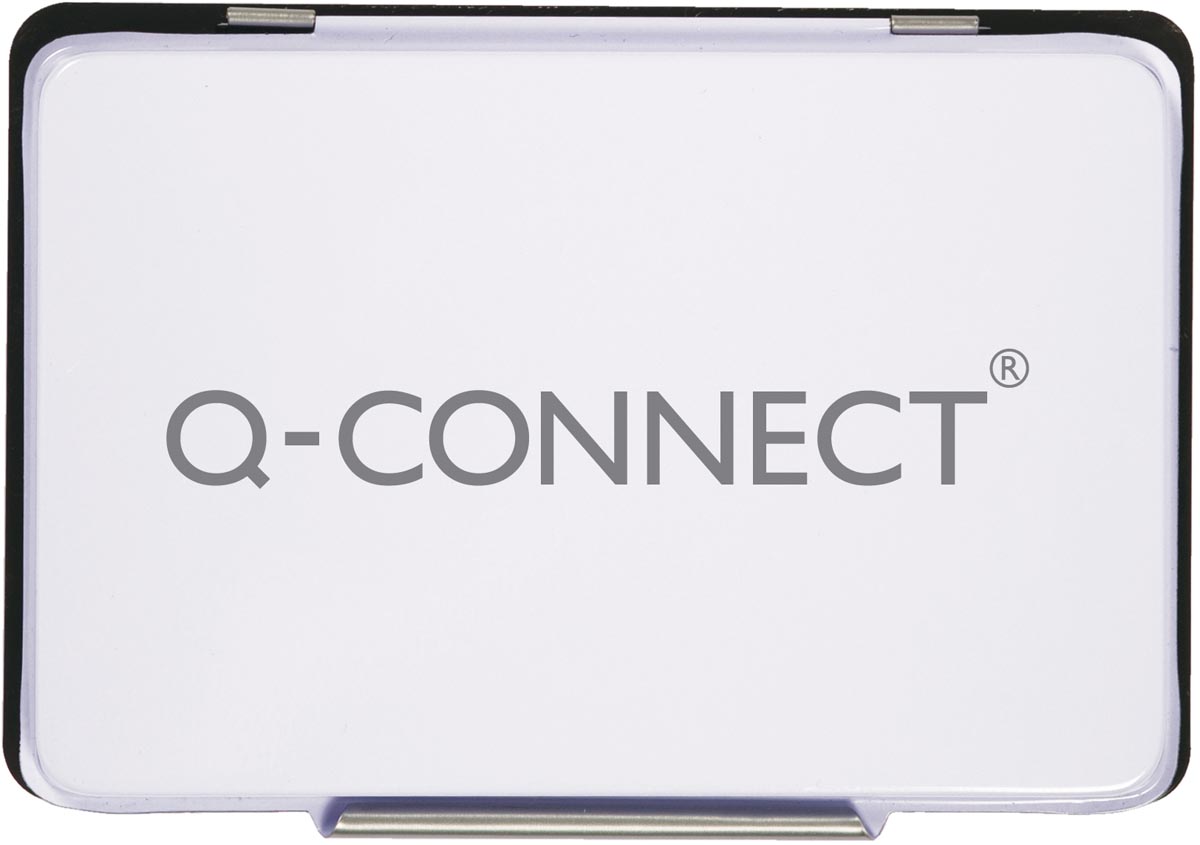 Q-CONNECT stempelkussen zwart 90 x 55 mm