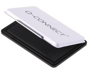 Q-CONNECT stempelkussen zwart 90 x 55 mm