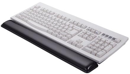 Q-CONNECT polssteun antislip transparant zwart