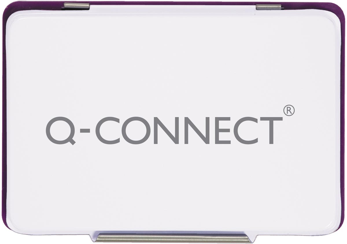 Q-CONNECT stempelkussen, ft 110 x 70 mm, paars