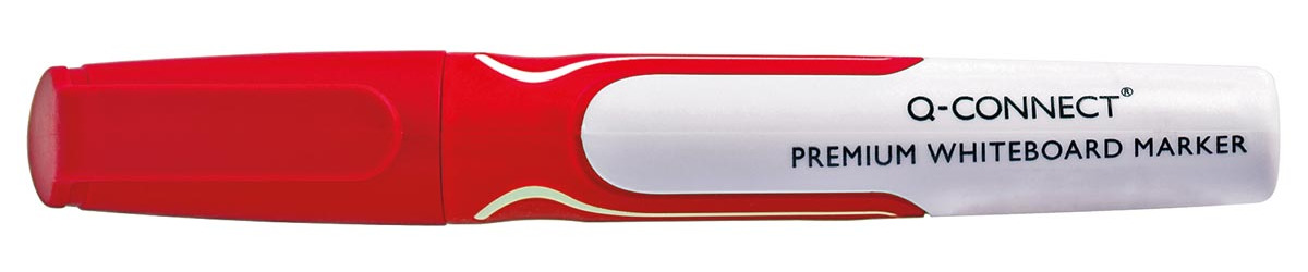 Q-CONNECT Premium whiteboard marker, 3 mm, ronde punt, rood