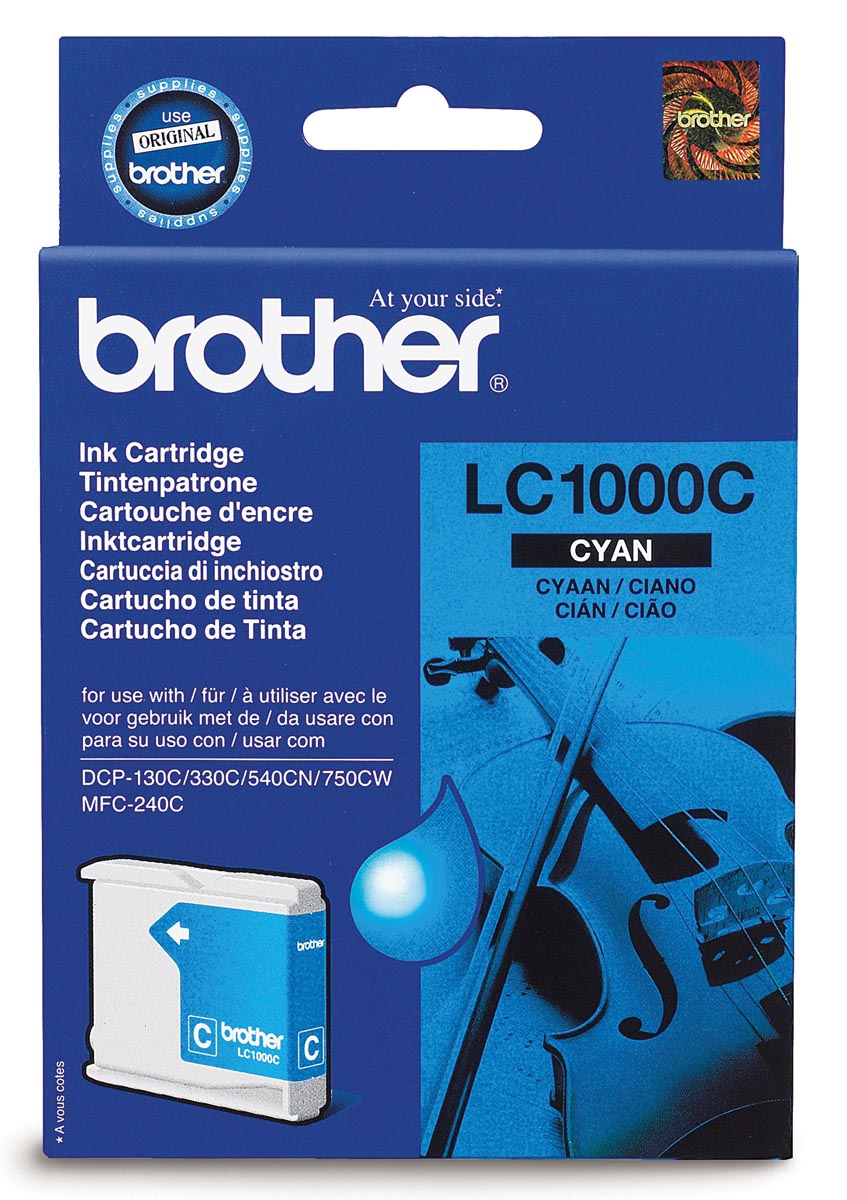 Brother LC-1000C inktcartridge cyaan OEM 400 pagina's
