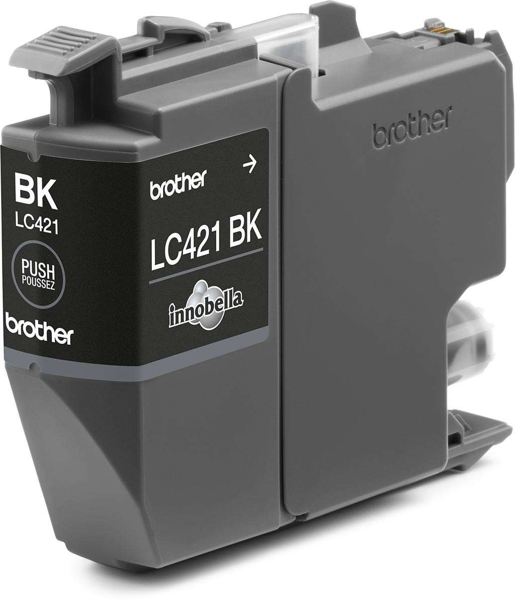 Brother inktcartridge,  200 pagina's, OEM LC-421BK, zwart