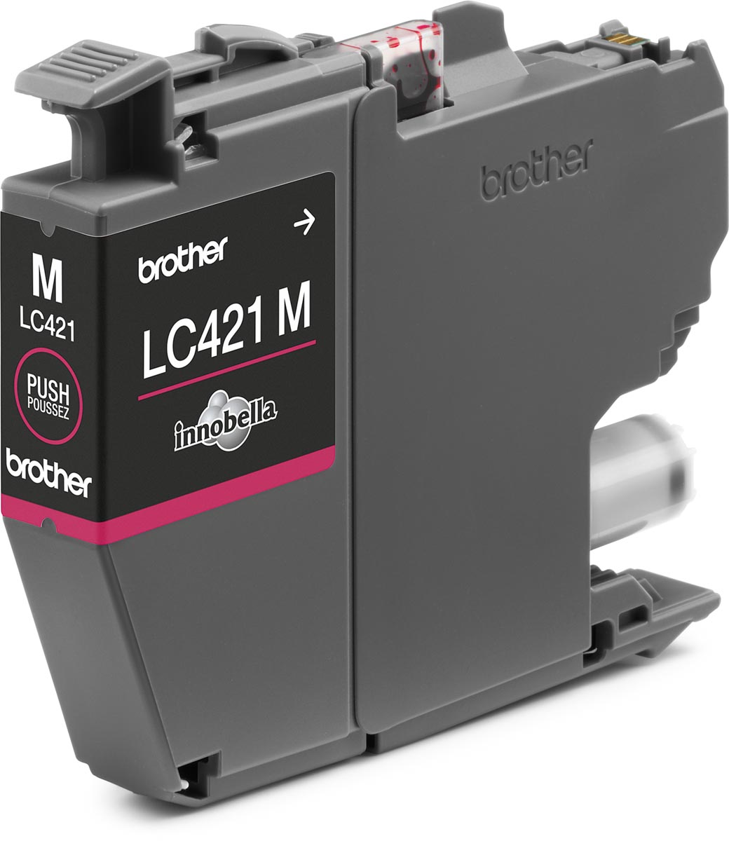 Brother inktcartridge,  200 pagina's, OEM LC-421M, magenta