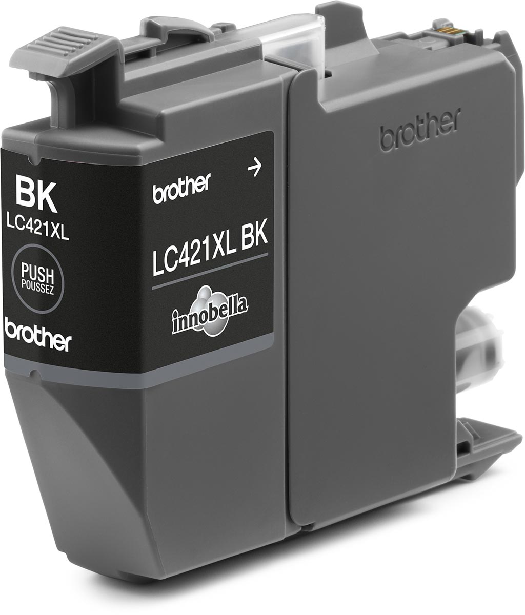 Brother inktcartridge,  500 pagina's, OEM LC-421XLBK, zwart