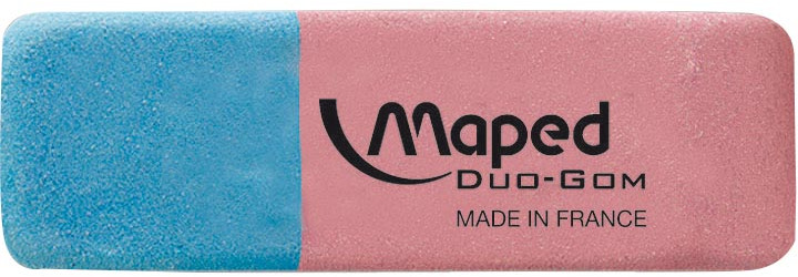 Maped gum Duo-Gom, large, blister van 1 stuk