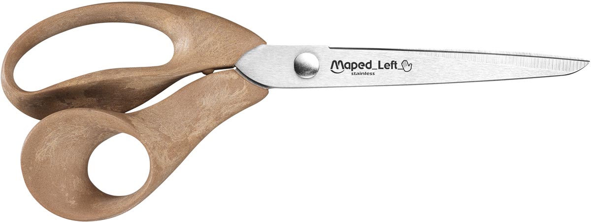 Maped Office Advanced Wood schaar voor linkshandigen 21 cm bruin 50% houtstof