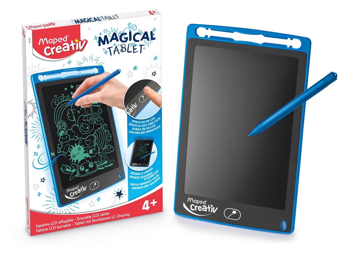 Maped Magical Tablet uitwisbaar LCD tekentablet