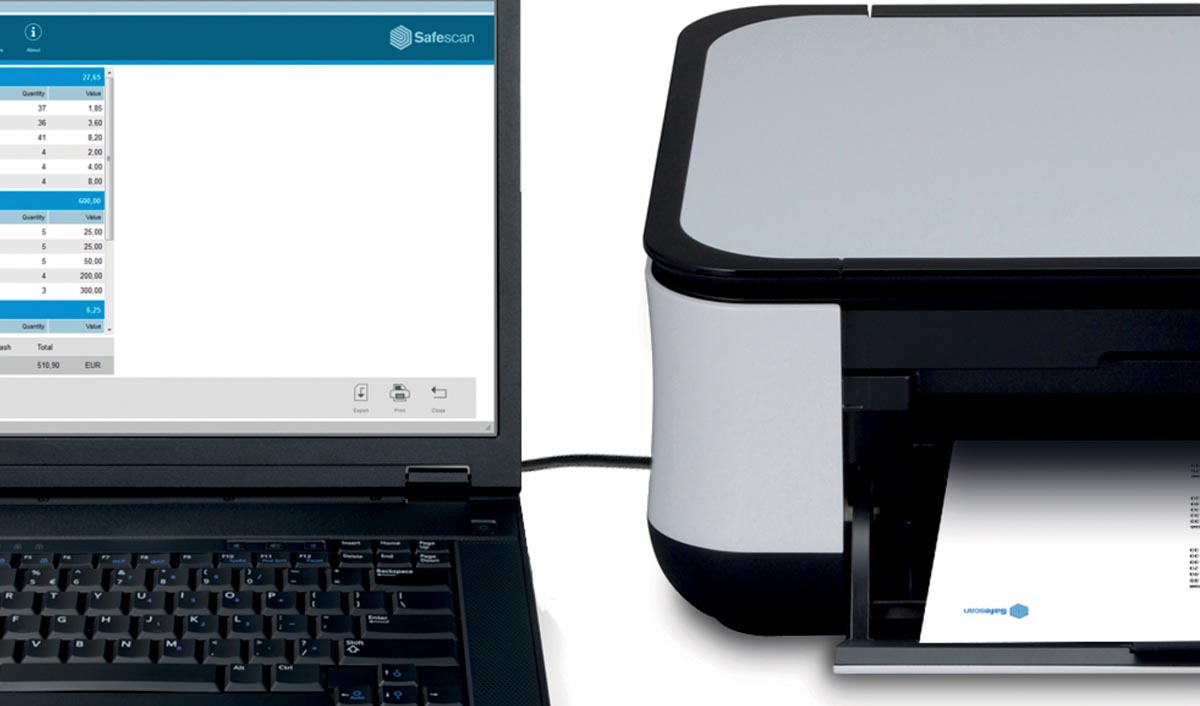 Safescan software MCS 131-0500, voor biljettelmachines