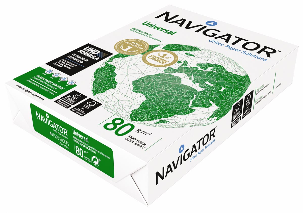 Navigator Universal printpapier ft A4, 80 g, pak van 500 vel
