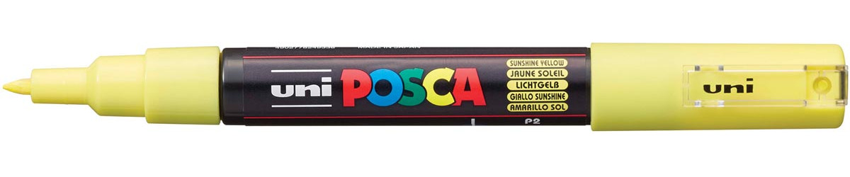 Uni POSCA paintmarker PC-1MC, 0,7 - 1 mm, zonnegeel