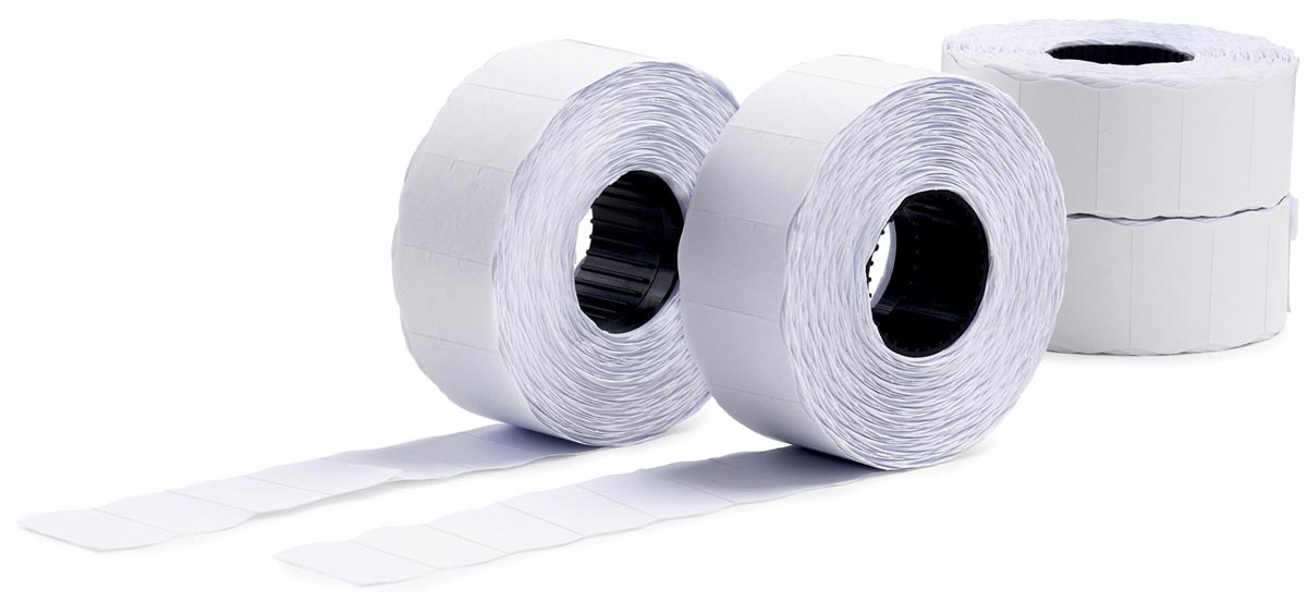 Avery PLP1626 etiketten voor prijstang permanent, ft 26 x 16 mm, 12 000 etiketten, wit