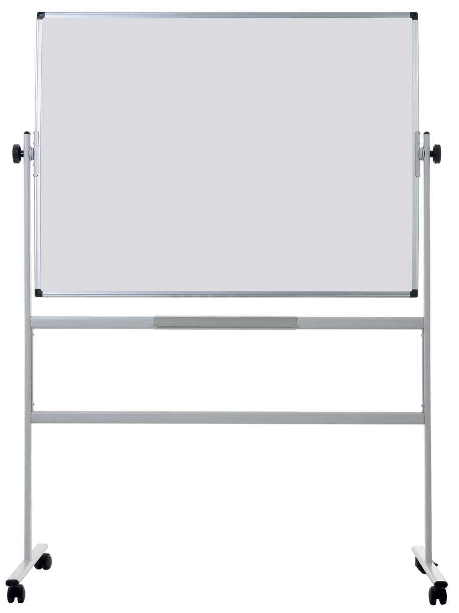 Bi-Office magnetisch kantelbord whiteboard 150 x 100 cm draagbaar