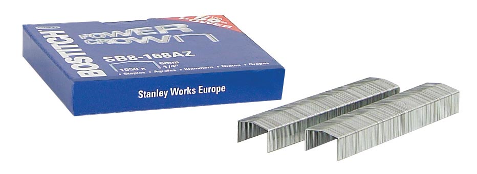Bostitch nietjes voor B8R, B8HC, B8E, B8HDP en B8P, doos van 1.050 nietjes SB8-168E (6 mm)