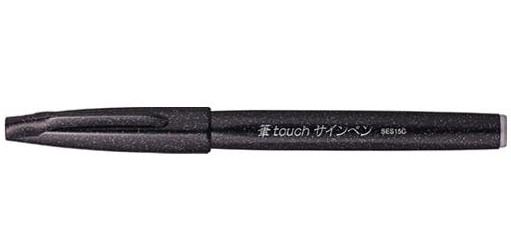 Pentel brushpen Sign Pen Brush Touch, zwart