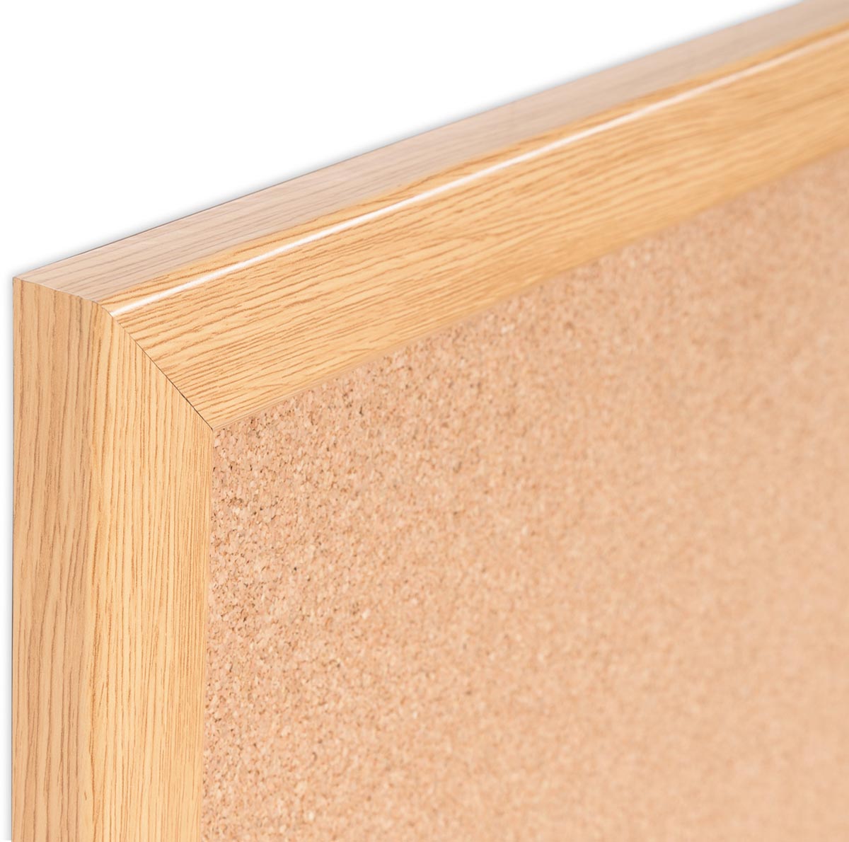 Bi-Office Earth Prime kurkbord, eiken kader, ft 120 x 90 cm