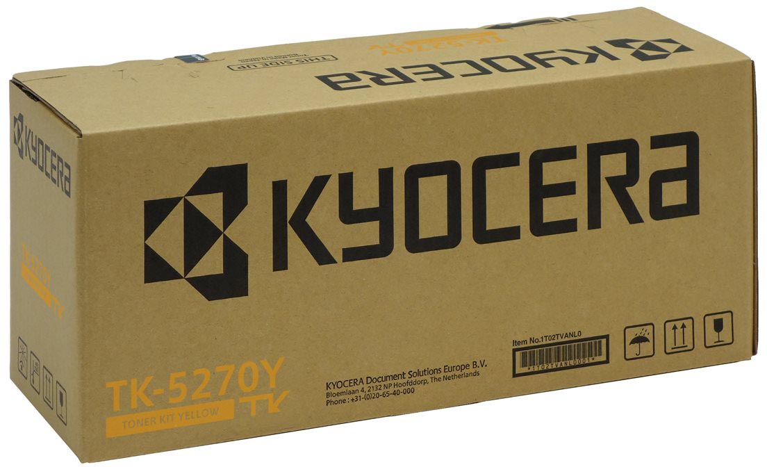Kyocera toner TK-5270, 6.000 pagina's, OEM 1T02TVANL0, geel