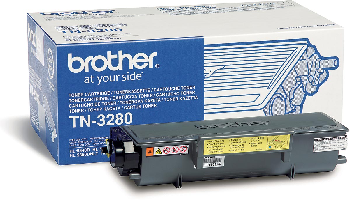 Brother toner, 8.000 pagina's, OEM TN-3280, zwart