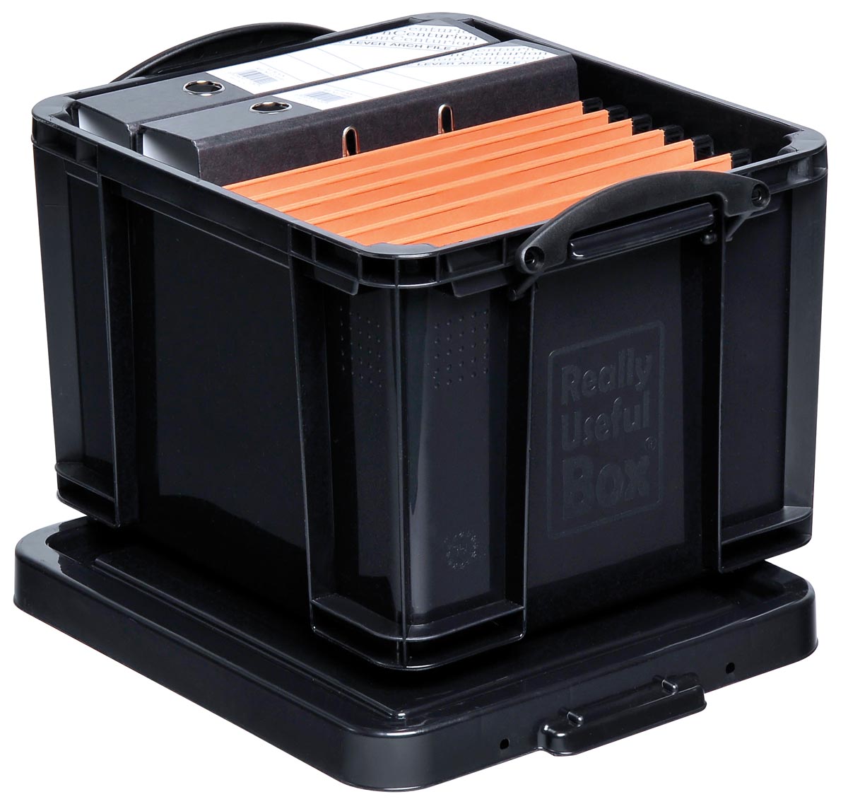 Really Useful Box opbergdoos 35 liter, gerecycleerd, zwart