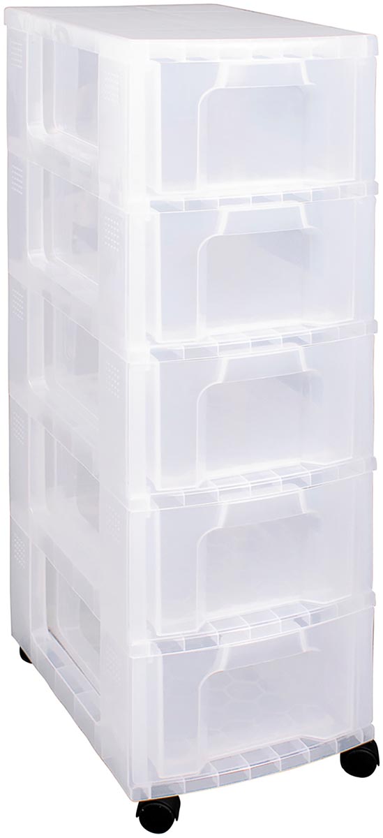 Really Useful Box ladenblok 5 x 12 l, transparant