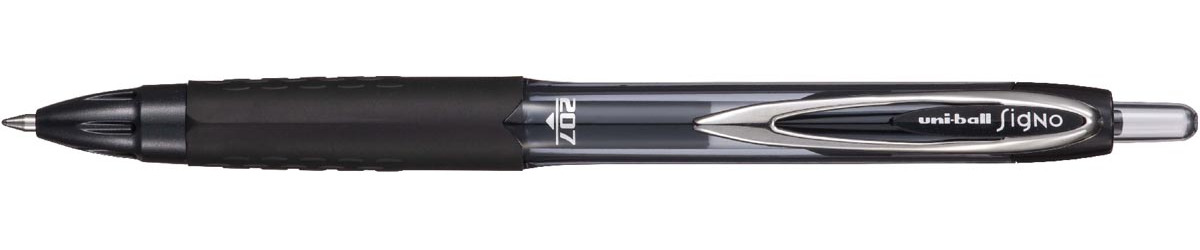 Uni-ball roller Signo RT207, medium punt, zwart