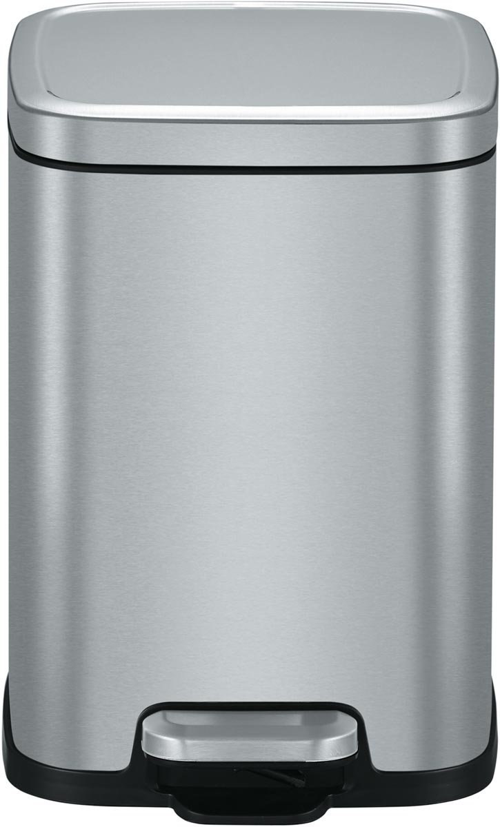 Eko Stella pedaalemmer 6 liter mat RVS geborsteld RVS 300x275x210 mm